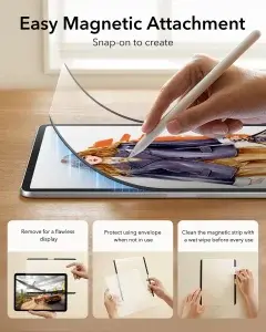 1-Pack  PaperFeel Magnetic Screen Protector for iPad - Image 3