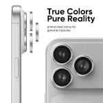2-Pack Camera Lens Frame Glass Protector for iPhone - Image 2